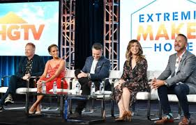 Happy family in new home