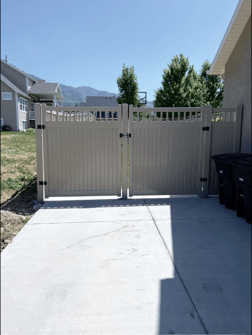 Fence gate installation project
