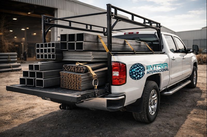 Pickup truck for industrial transport