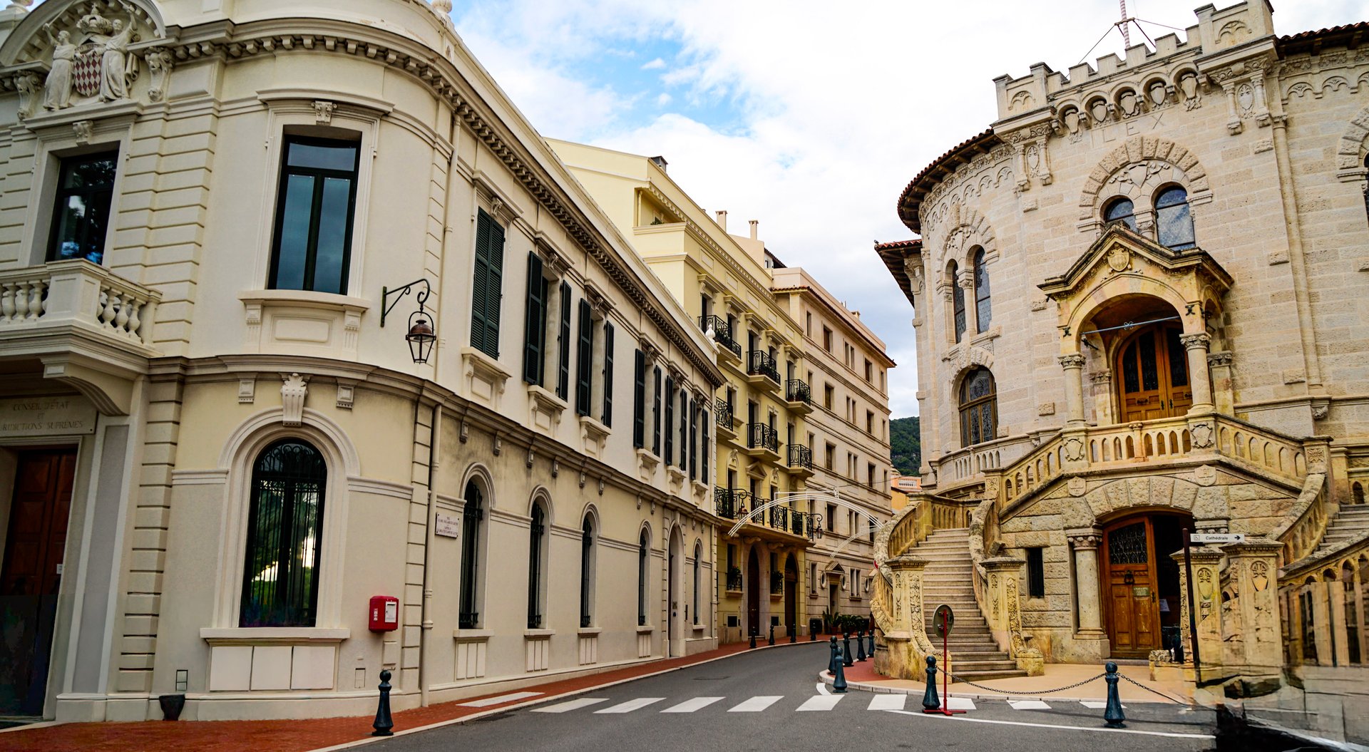 View of Saint Nicholas Cathedral in Monaco Ville, Monte Carlo, Monaco