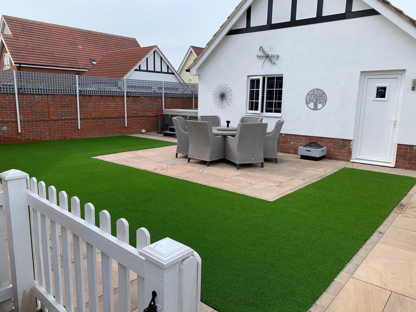 Garden landscaping project