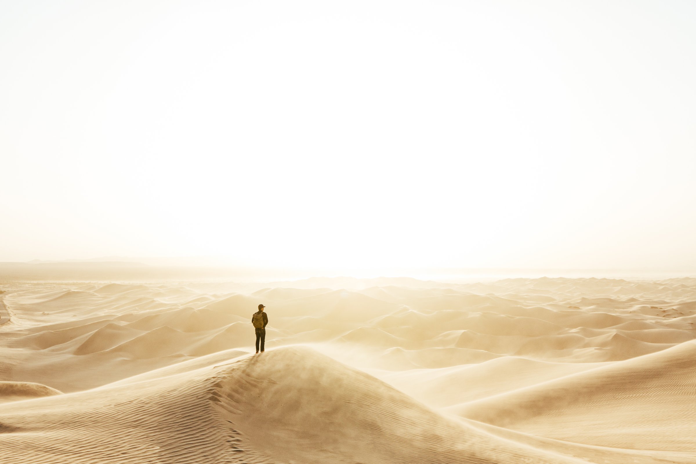 Exploring Imperial Sand Dunes.