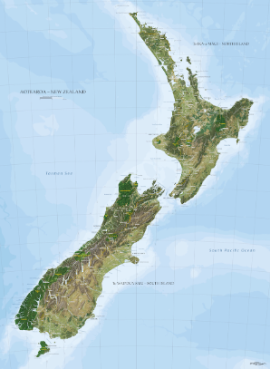 New Zealand map showing our service locations