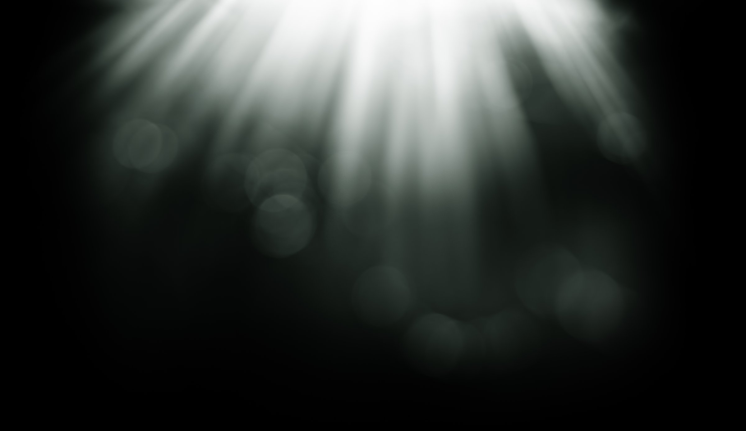 light rays and bokeh in blur
