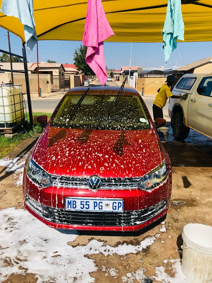 Exterior wash result