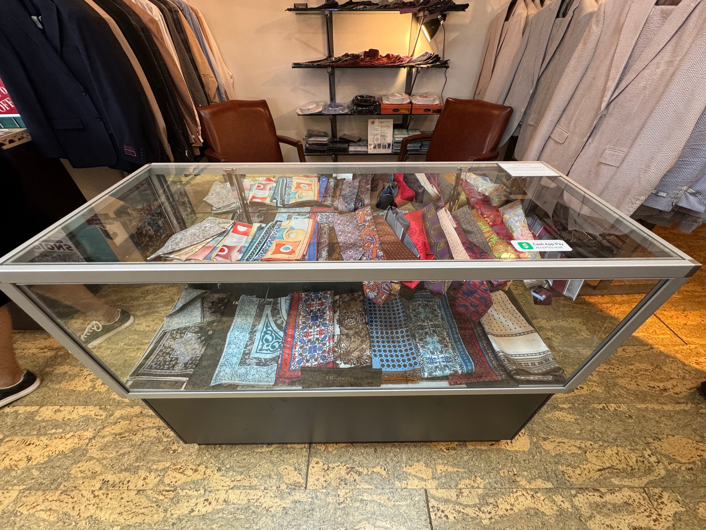 Jada's Men's Accessories showroom