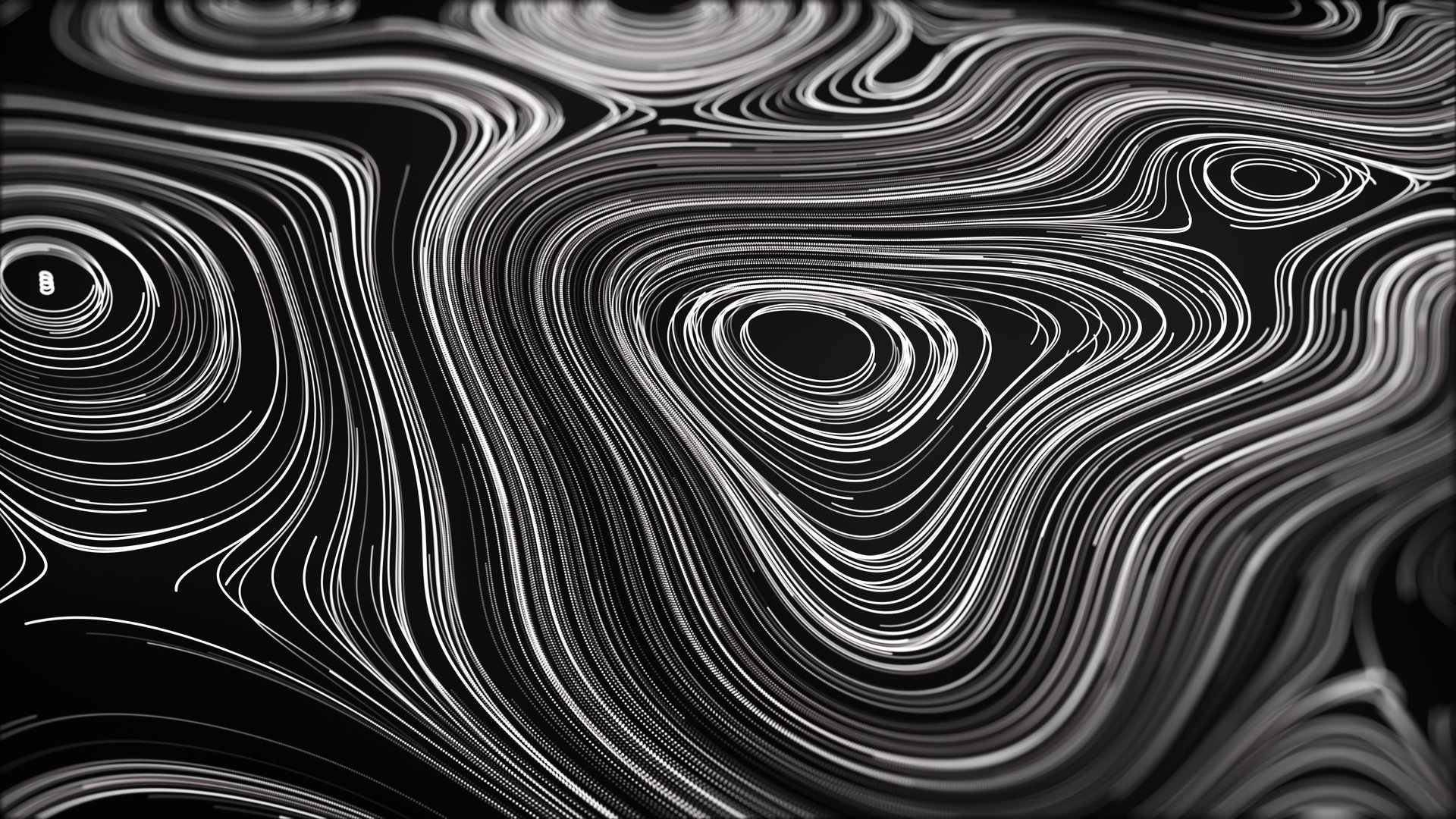 3D topographic map background concept. Abstract topographic map background. Contour map. Valleys and mountains. Geography concept. Wavy background. 3D rendering.