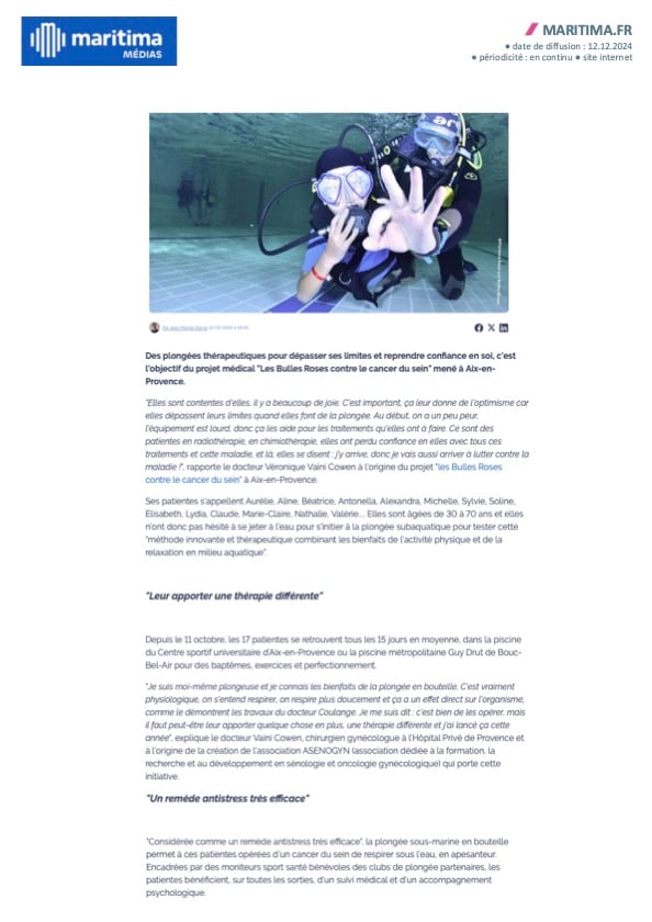 Article Maritima - Les Bulles Roses - Page 1