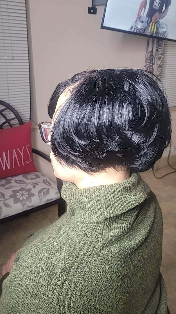 Beautiful hair transformation