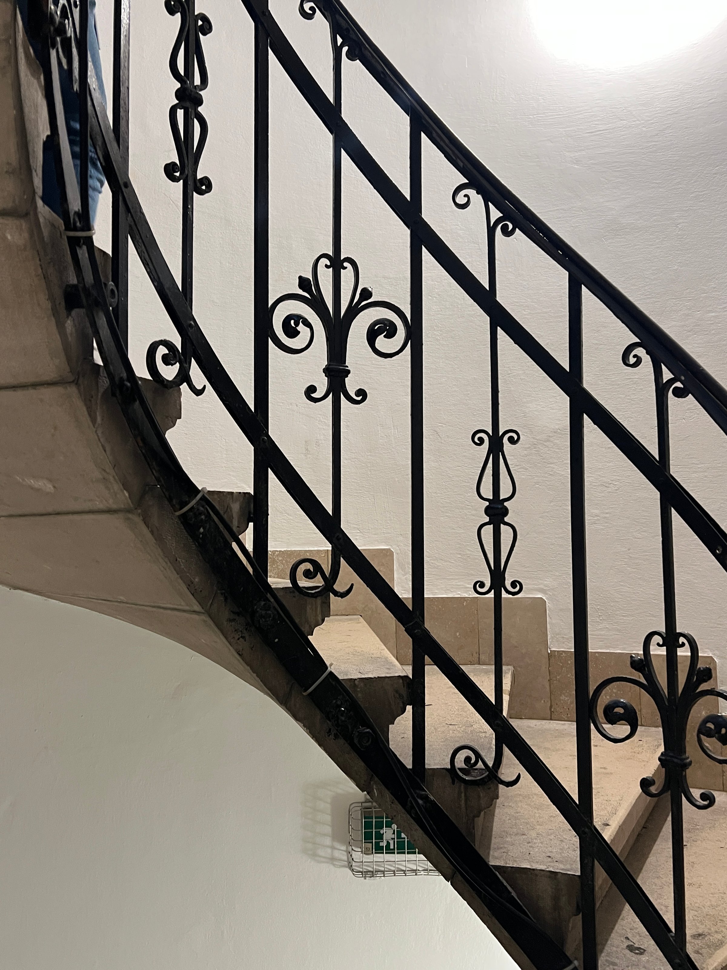 Metal design staircase