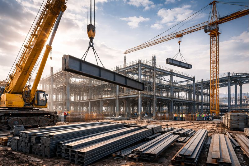 División Estructural - Perfiles, vigas y placas de acero