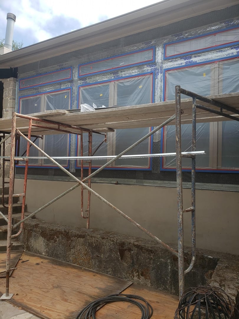 Before: Renovation project showing the original state