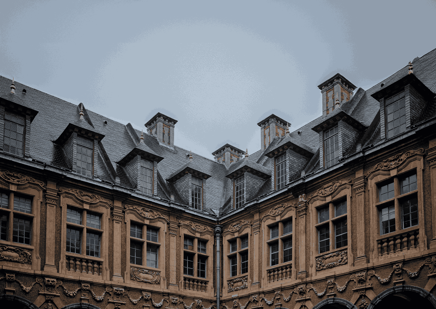 Historic Vieille Bourse building in Lille, France