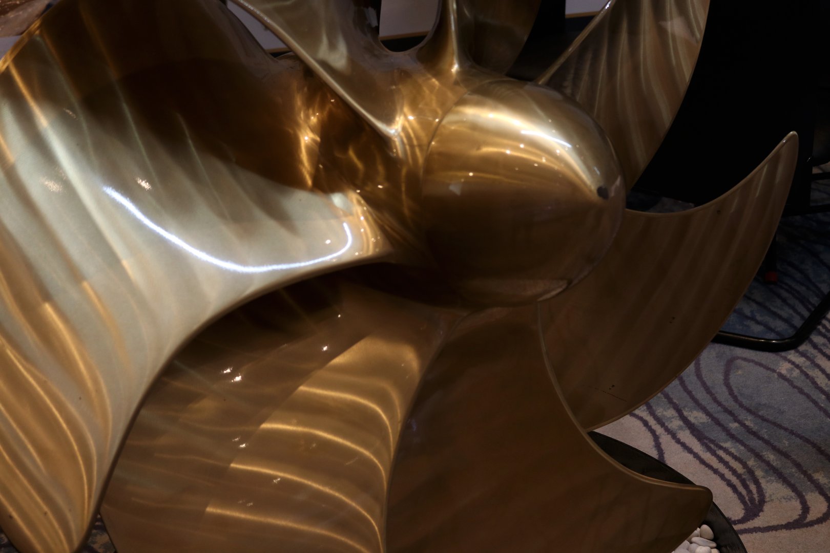 Photo of a ship's propeller