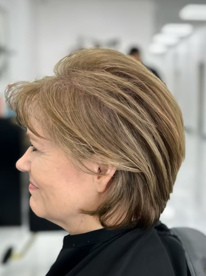 Hair styling at Sadaf Hair Studio