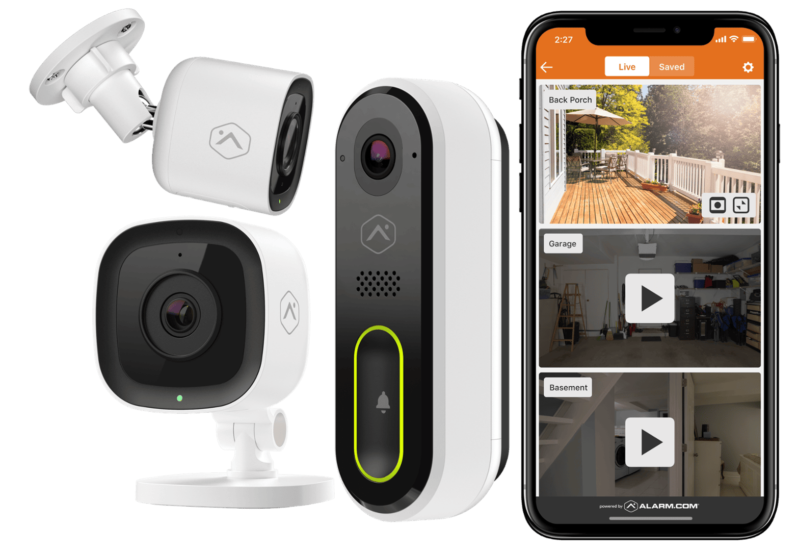 Professional security camera system for home monitoring