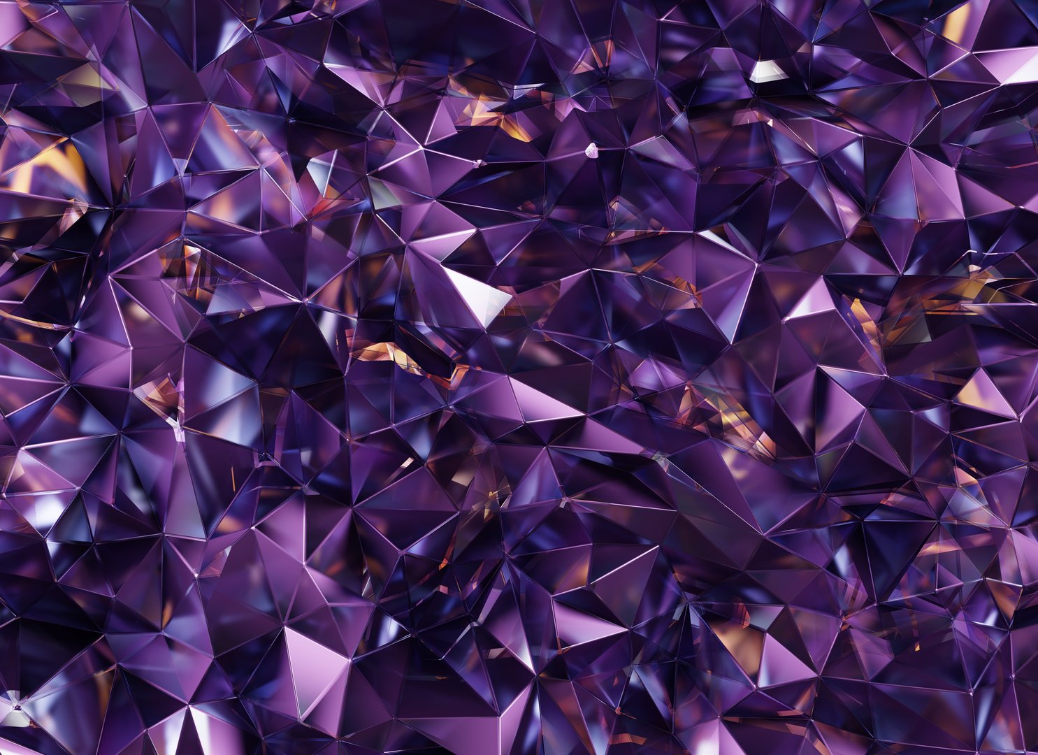 Luxury Abstract Realistic Purple Crystal Texture Reflection Close Up Background 3D rendering