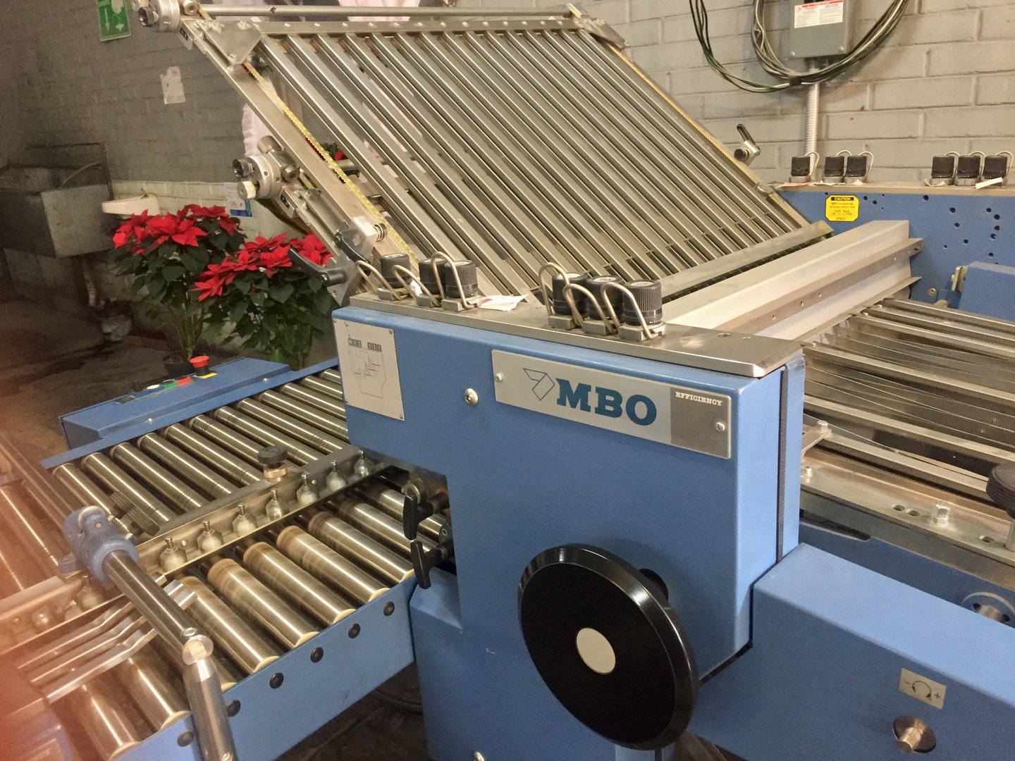 Professional female employees working in a printing house