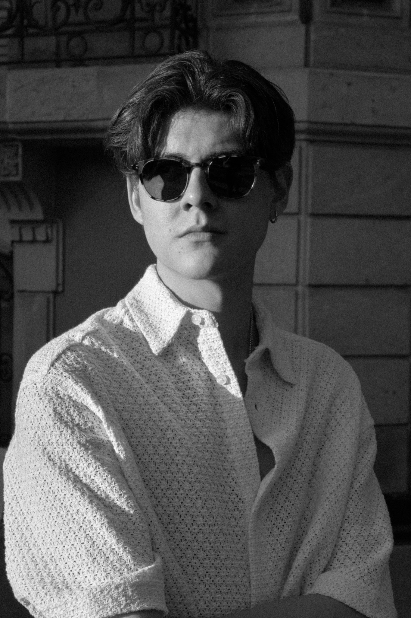 Charlie parque blanco y negro