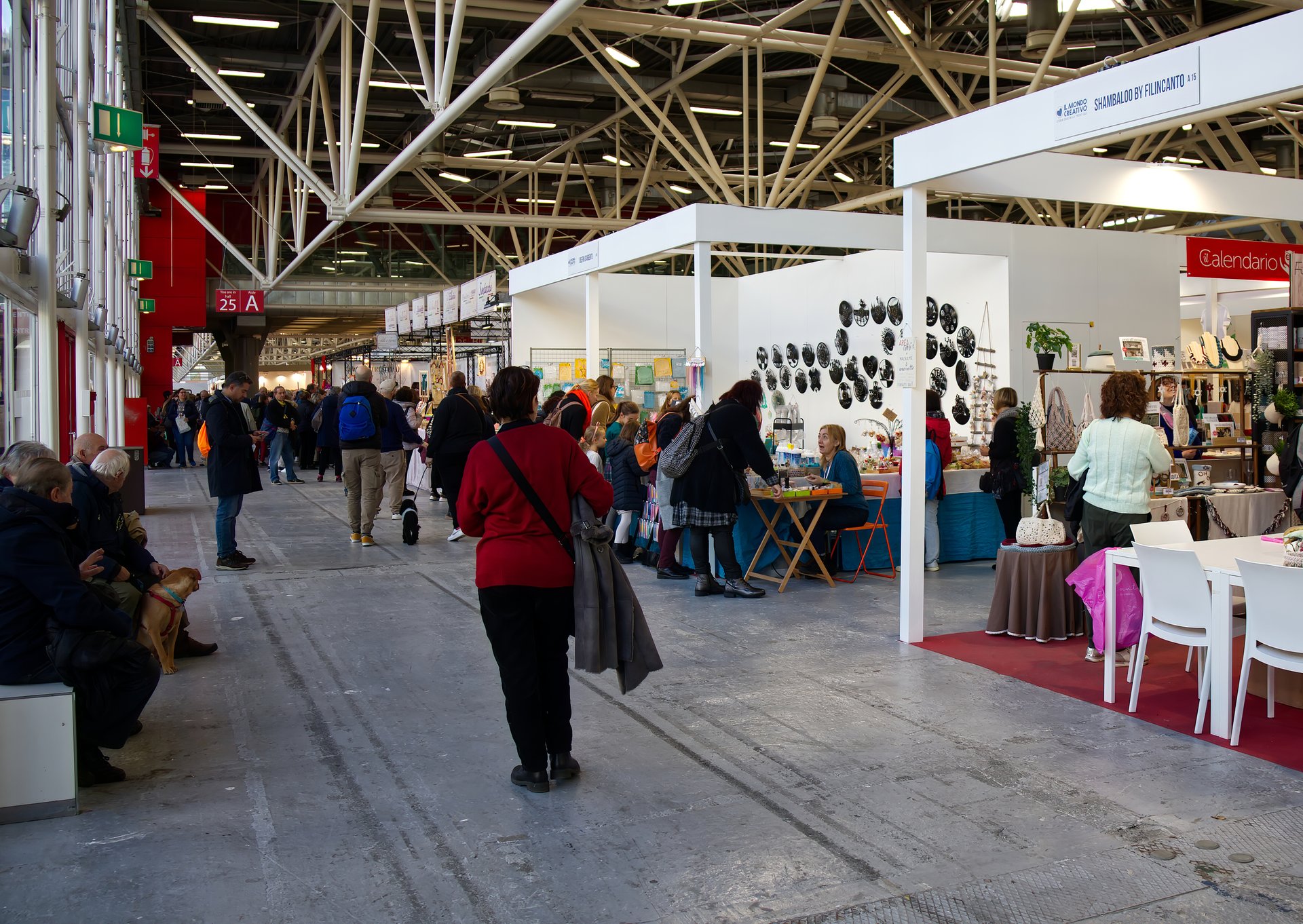 Bologna - Italy - 23 November, 2024: Il Mondo Creativo, large-scale exhibition dedicated to creative hobbies and handmade products.