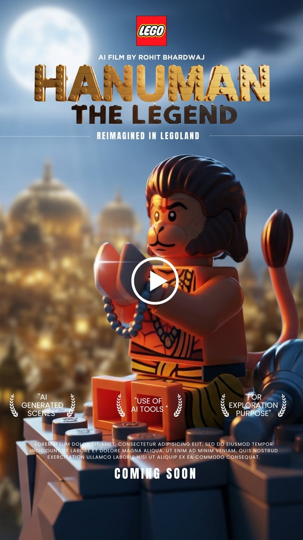 LEGO Hanuman - AI-generated creative film