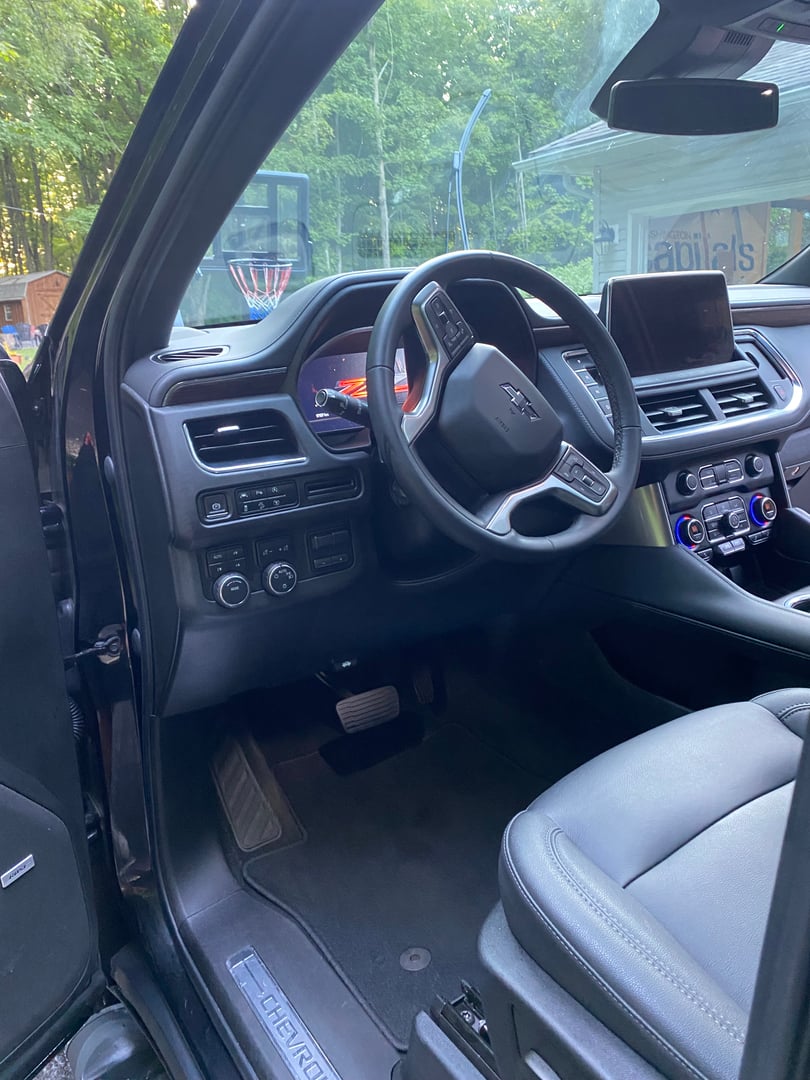 Interior detailing - dashboard and console