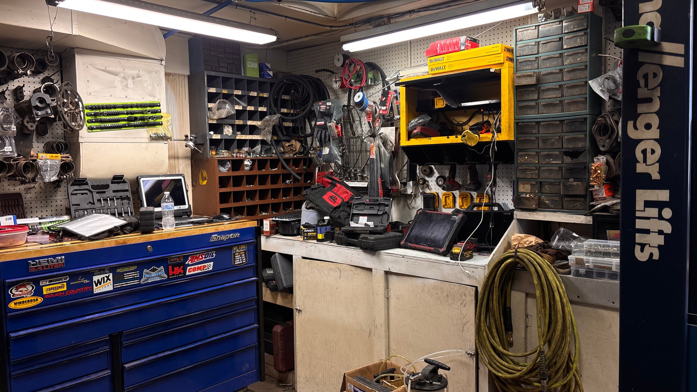 NT Auto Repair shop interior