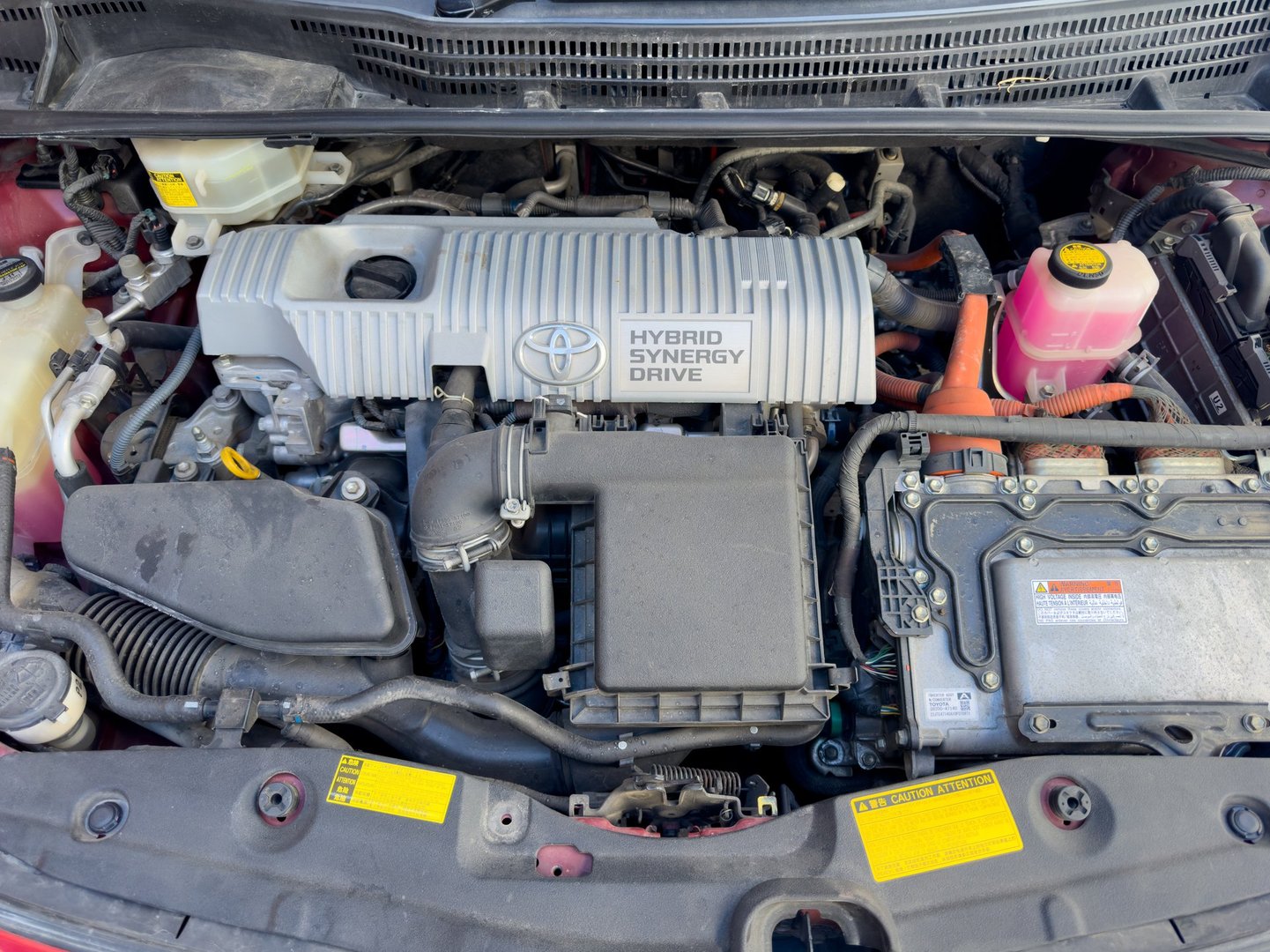 Toyota Prius Engine with Hybrid synergy drive Swat, Pakistan - 08 february 2024.