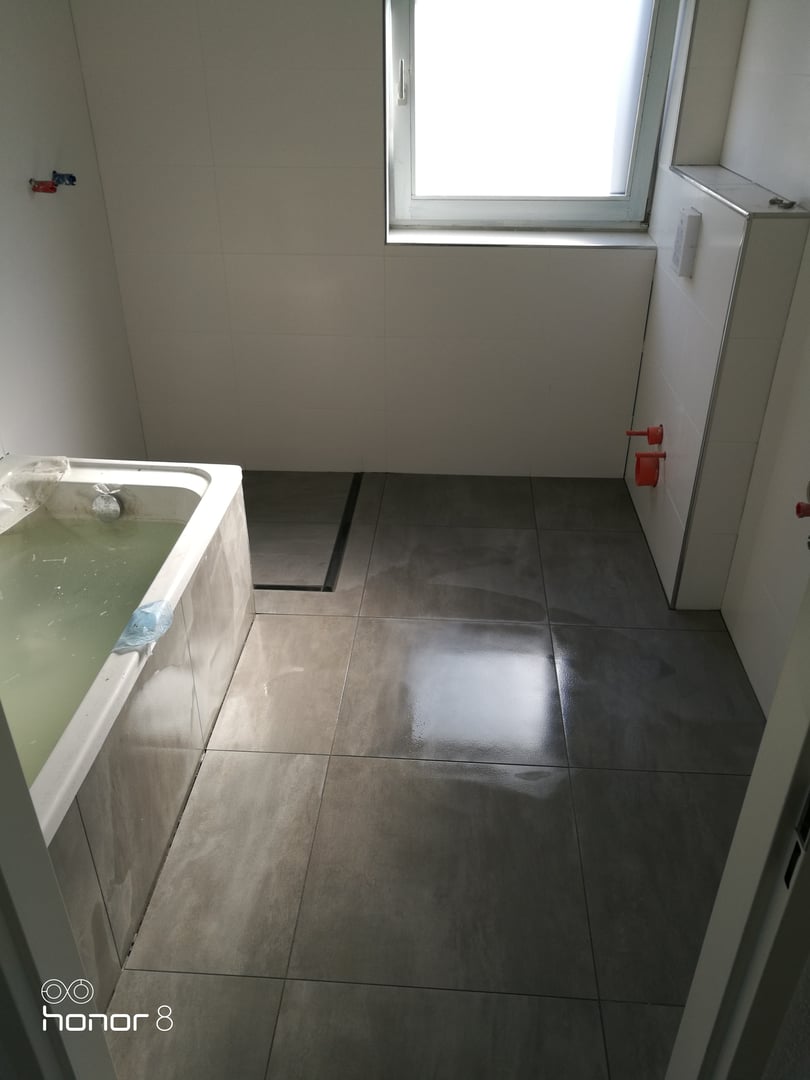 Designer Dusche Herringbone Fliesen