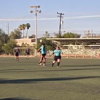Partido intenso - Liga Universitaria torneo oficial