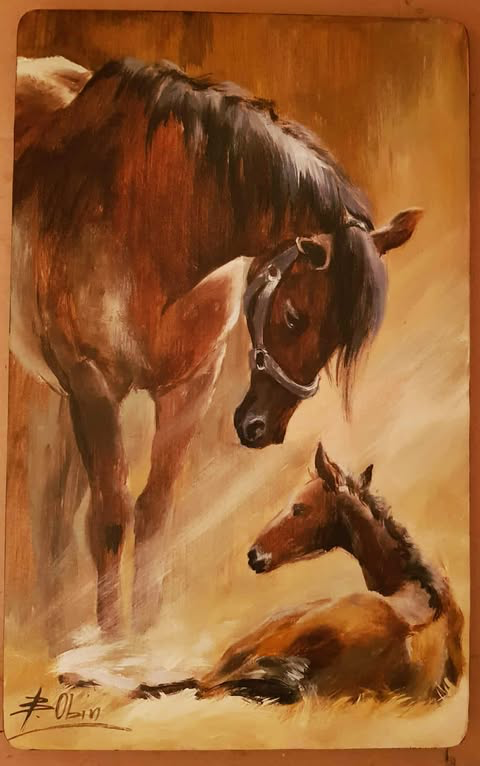 Klacz ze źrebaczkiem 2