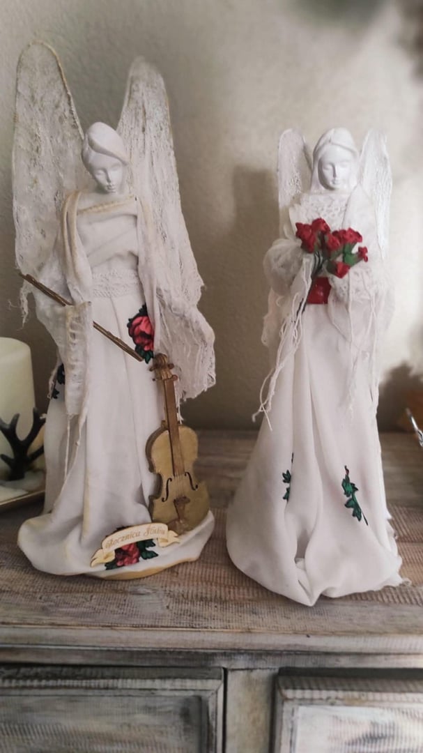 Ręcznie robiony anioł