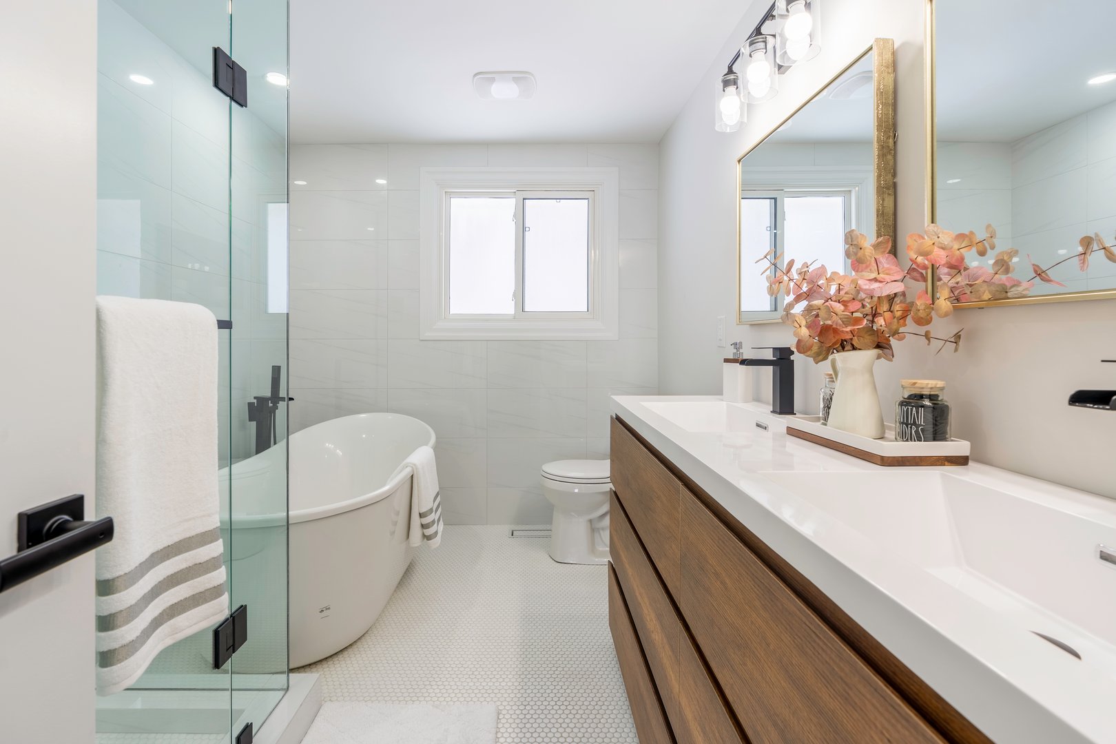 Professional bathroom renovation project