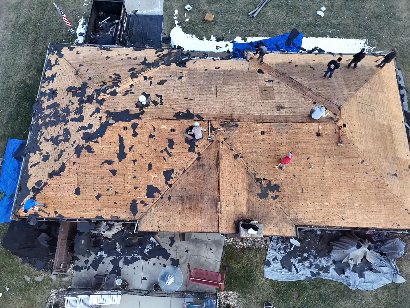 Residential roof replacement