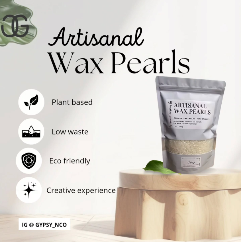 Sustainable artisanal wax pearls - eco-friendly luxury