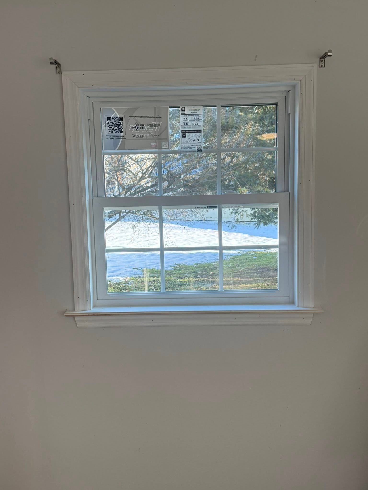 Structural window repair completed
