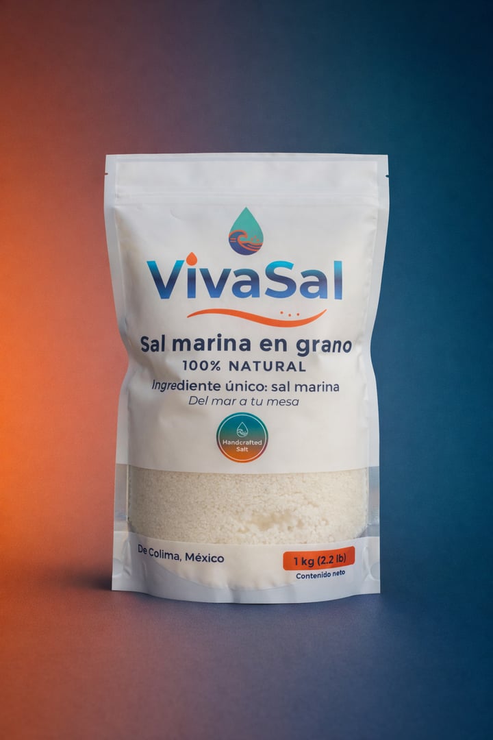 Empaque VivaSal - Sal marina de Colima