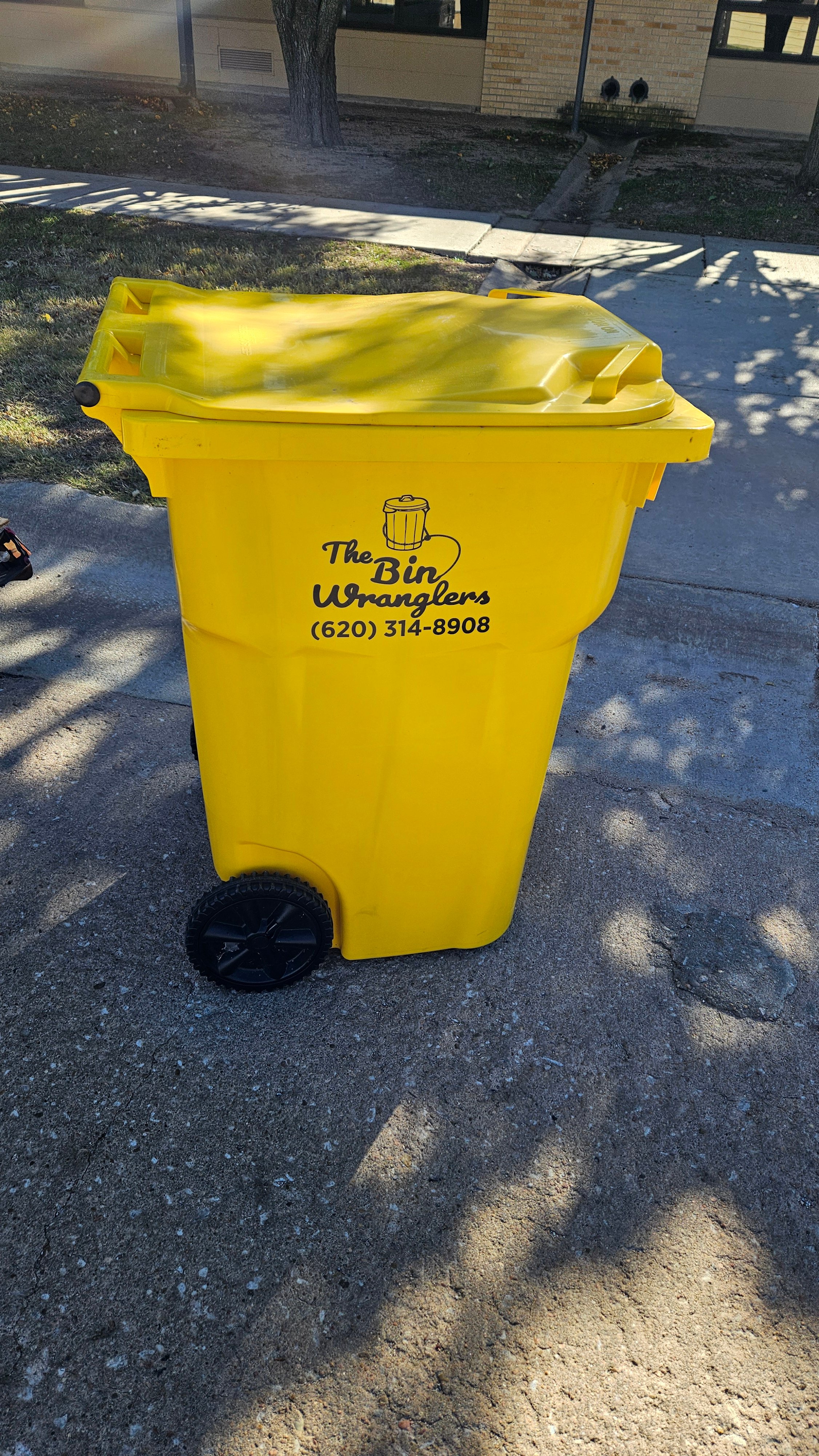 Rolling bins out for service