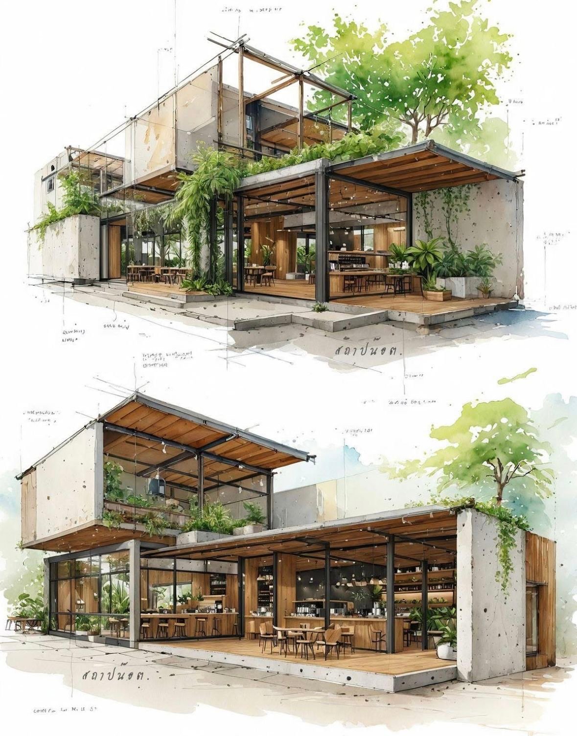 Architectural sketch