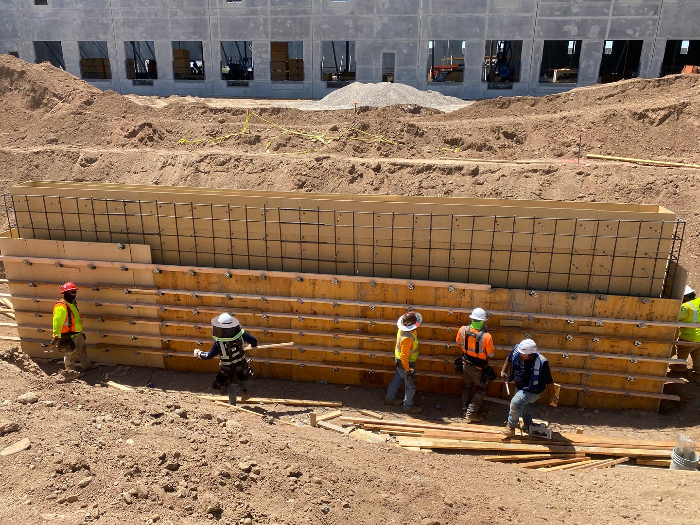 Cast in place concrete work