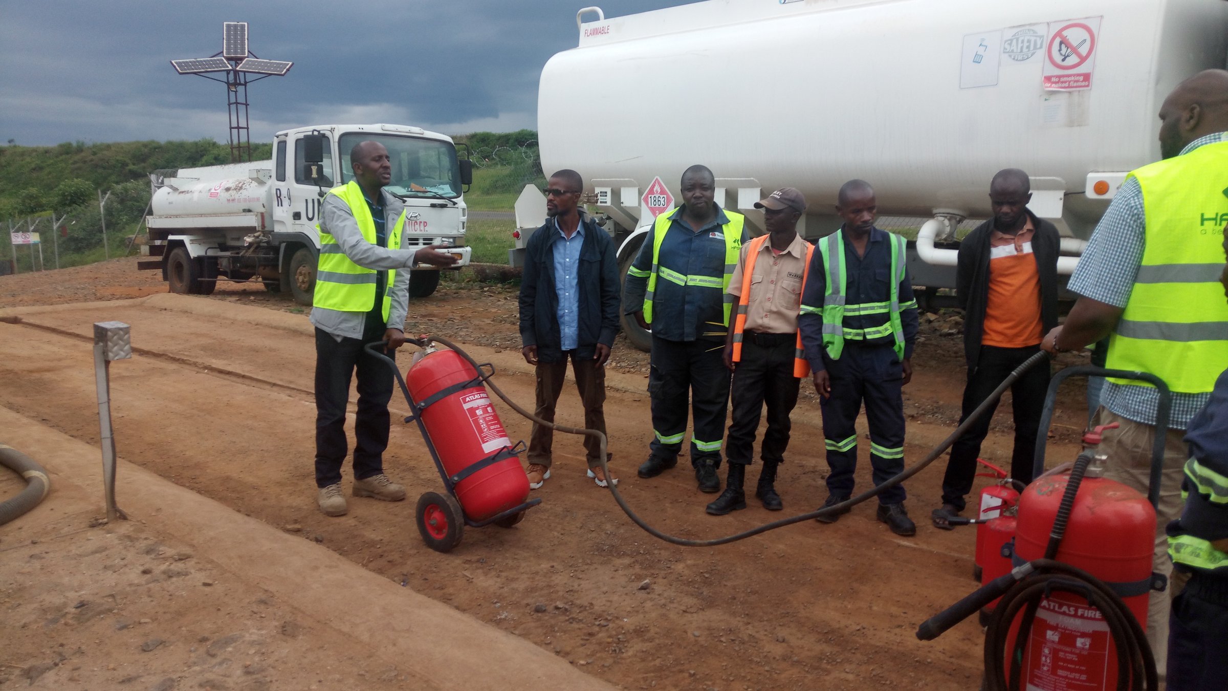 Emergency Response Training - Foam Fire Extinguisher Training
