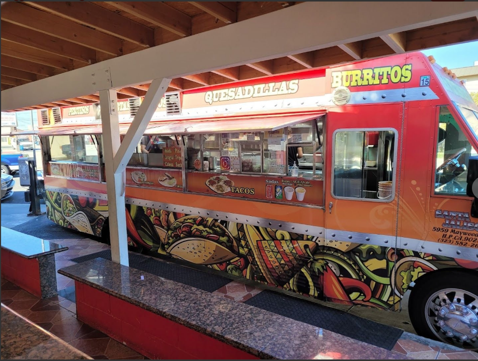 Santa Rita Jalisco Taco Truck night scene