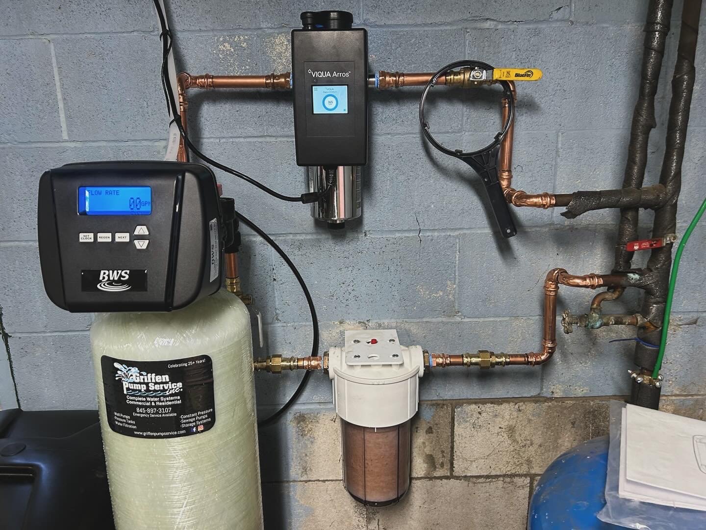 Griffen Pump Service water filtration system installation Hudson Valley NY Dutchess County
