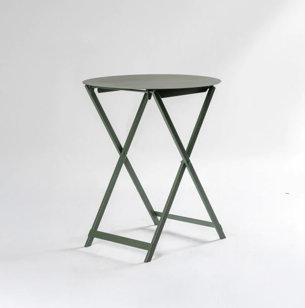 Mesa Plegable Redonda - Ready Verde