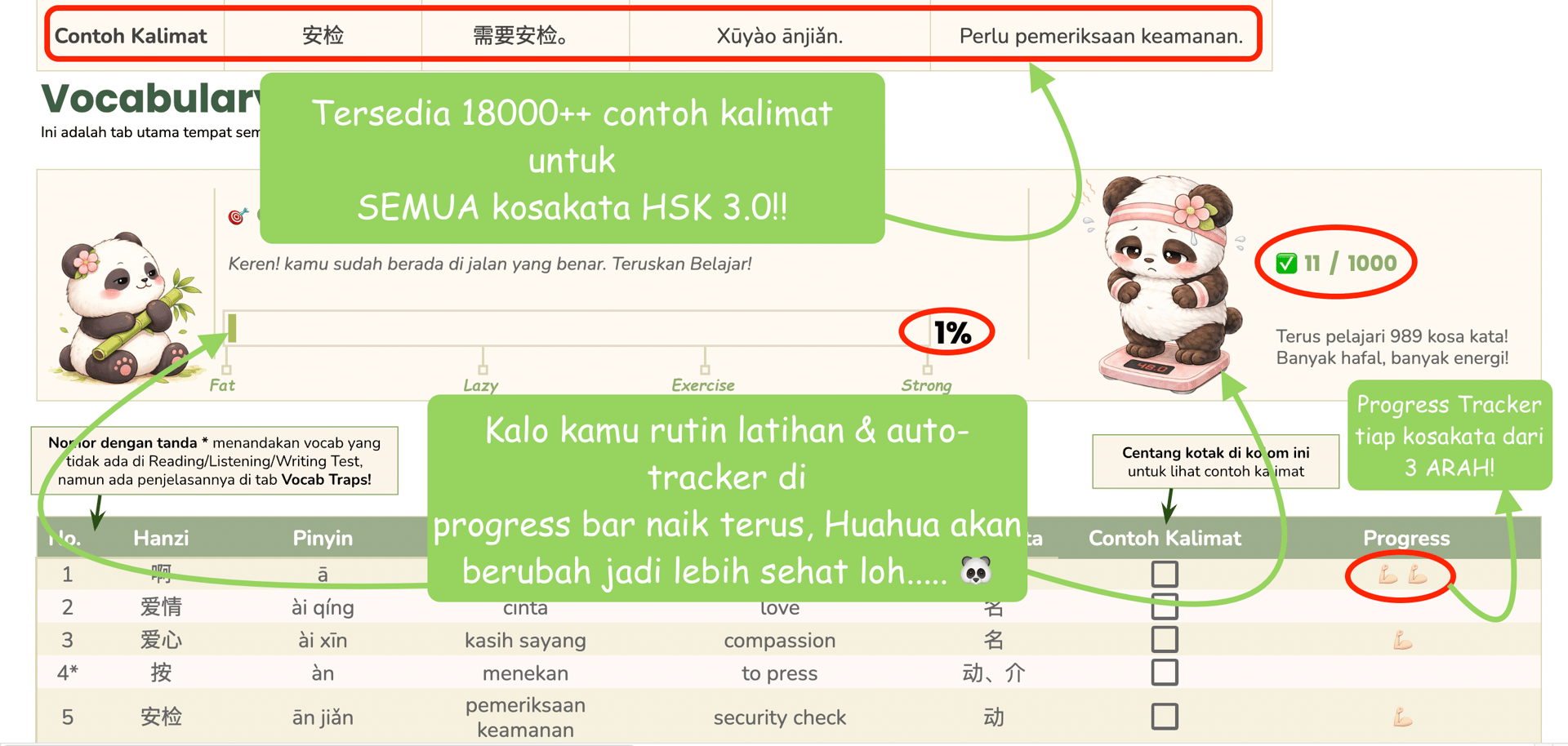 Vocab Growth Tracker - Dashboard