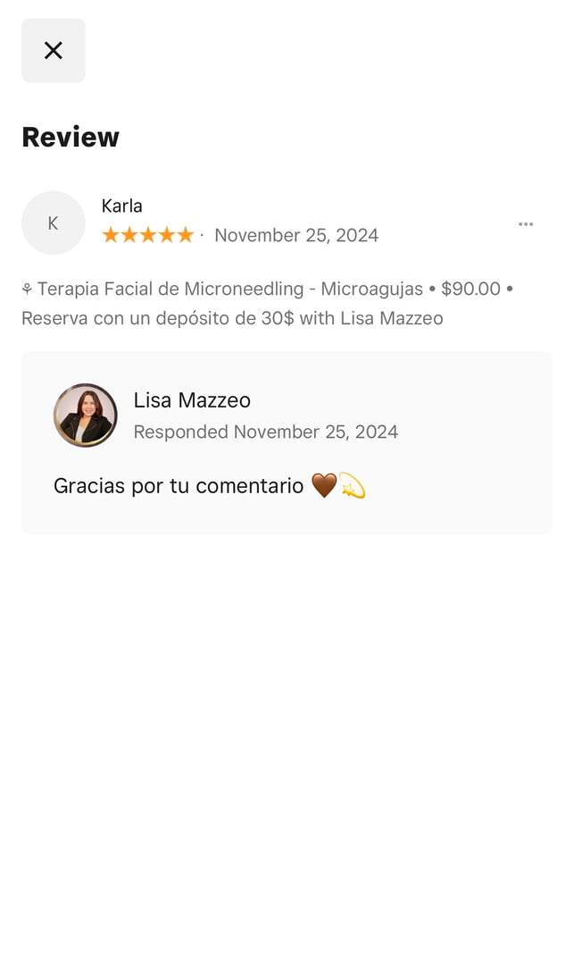 Testimonio real de cliente