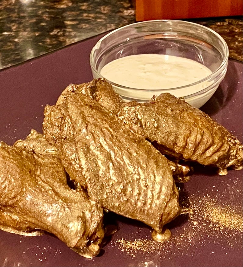 Gold Hennessy Wings