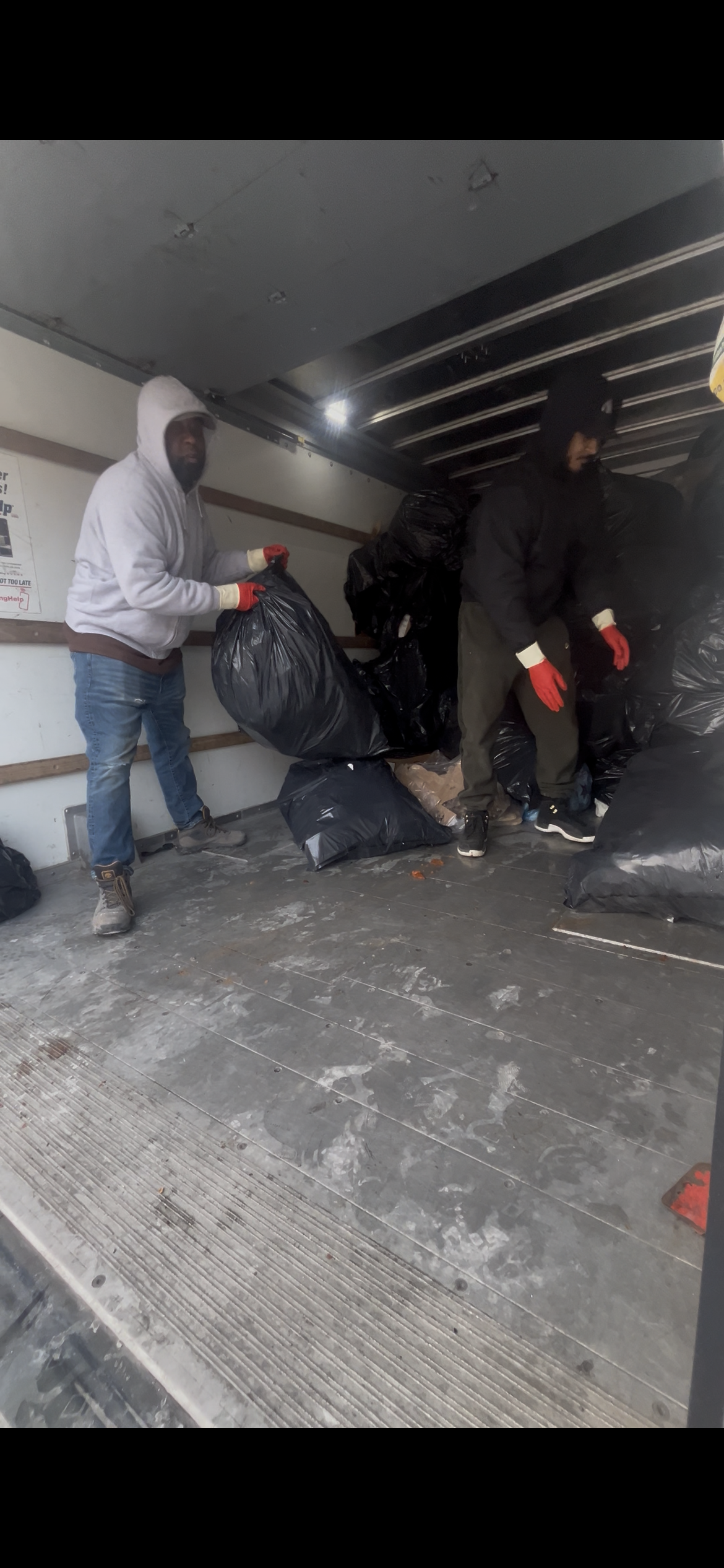 Completed junk removal project