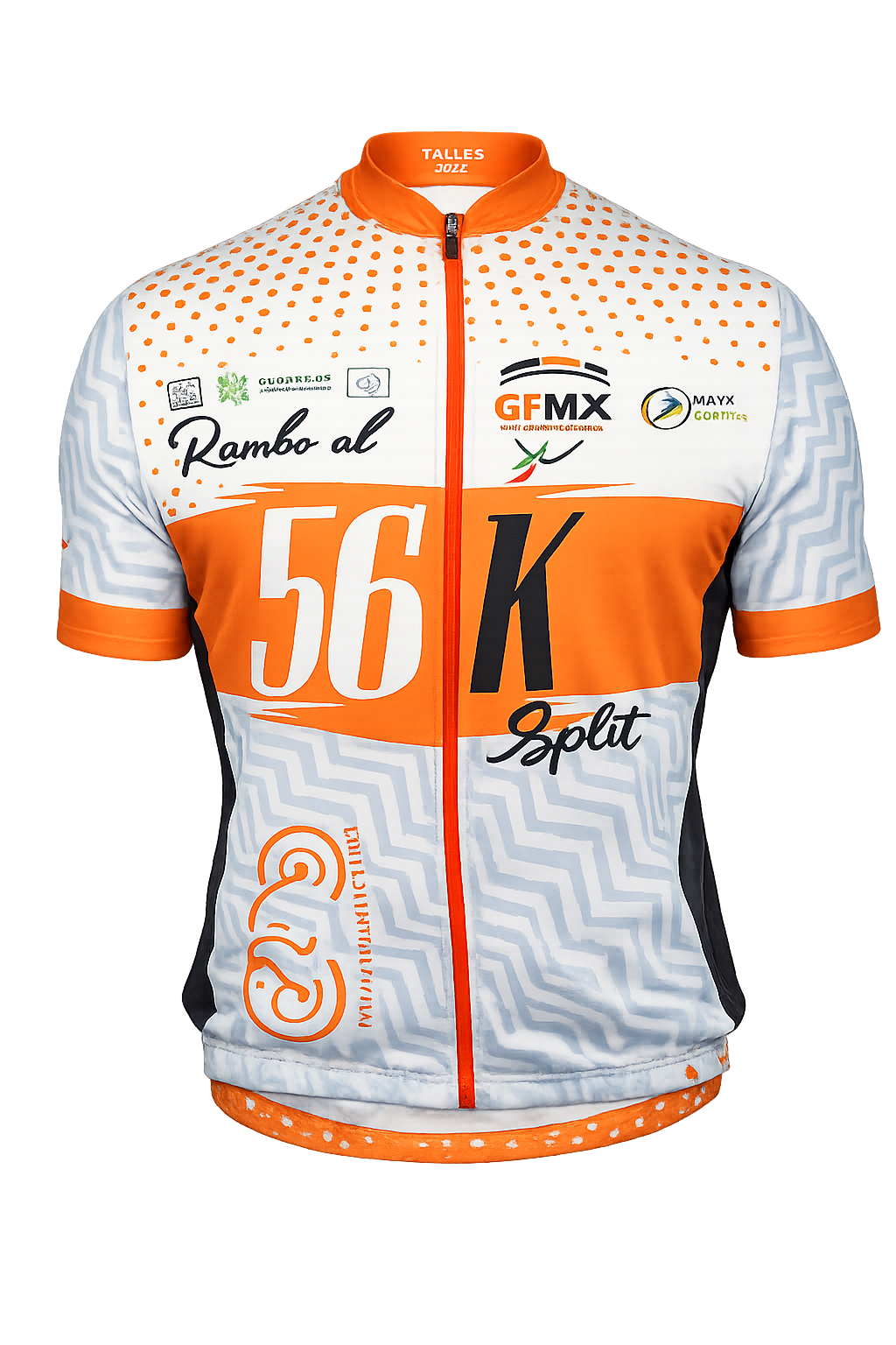 56k Cycling jersey front zipper