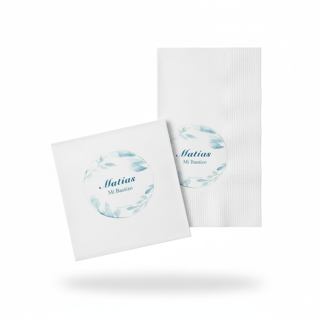 Servilletas personalizadas para eventos especiales